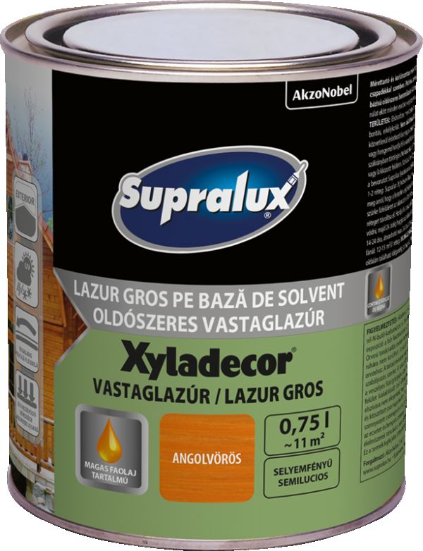 Supralux xyladecor vastaglazúr